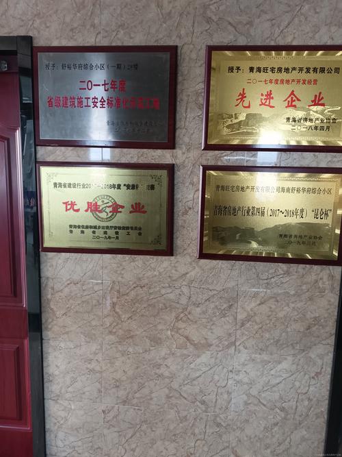 2015年,2016年连续两年被青海省房地产业协会授予"房地产开发经营